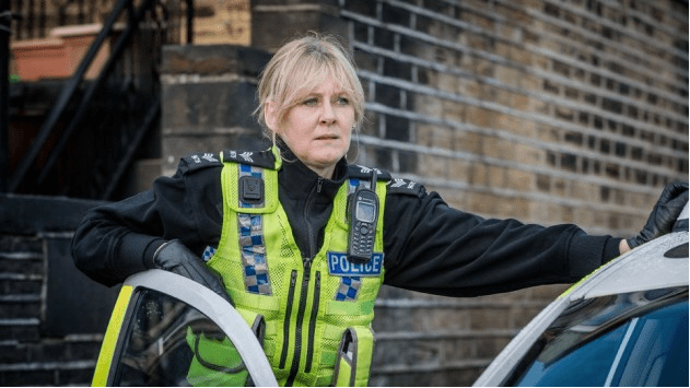 Sarah Lancashire as Sgt. Catherine Cawood in BBC & Red Productions Co series 'Happy Valley'
